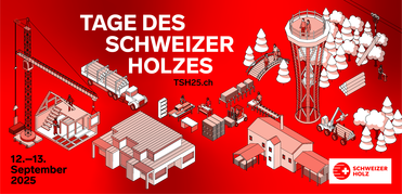 Keyvisual Tage des Schweizer Holzes 2025